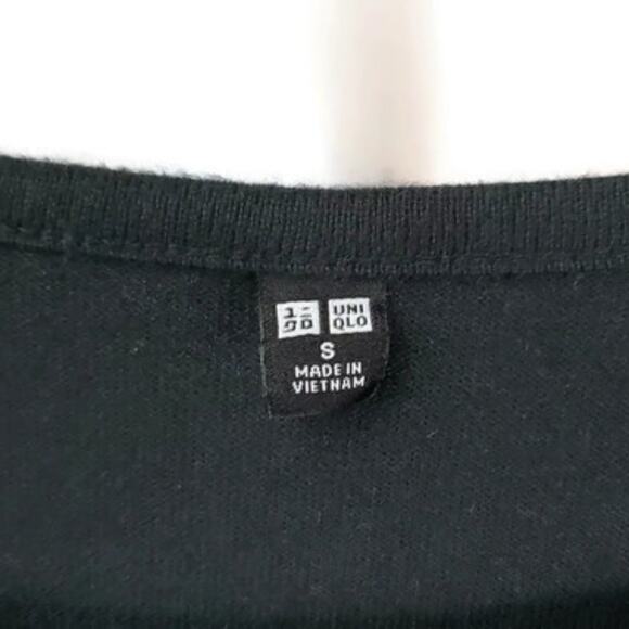 Uniqlo | Versatile Black & Grey T-shirt Dress w/Pockets! | Size Small - Picture 3 of 6